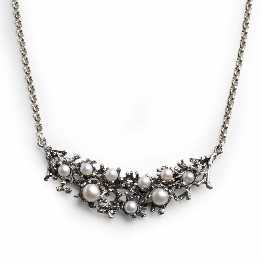 Mini-Collier Nude Perlenzweige
