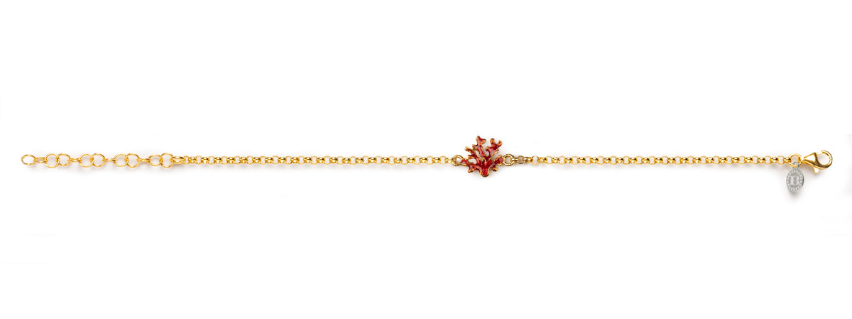 Coral Rolò Bracelet