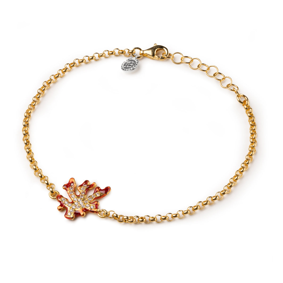 Bracciale Rolò Corallo Lapilli