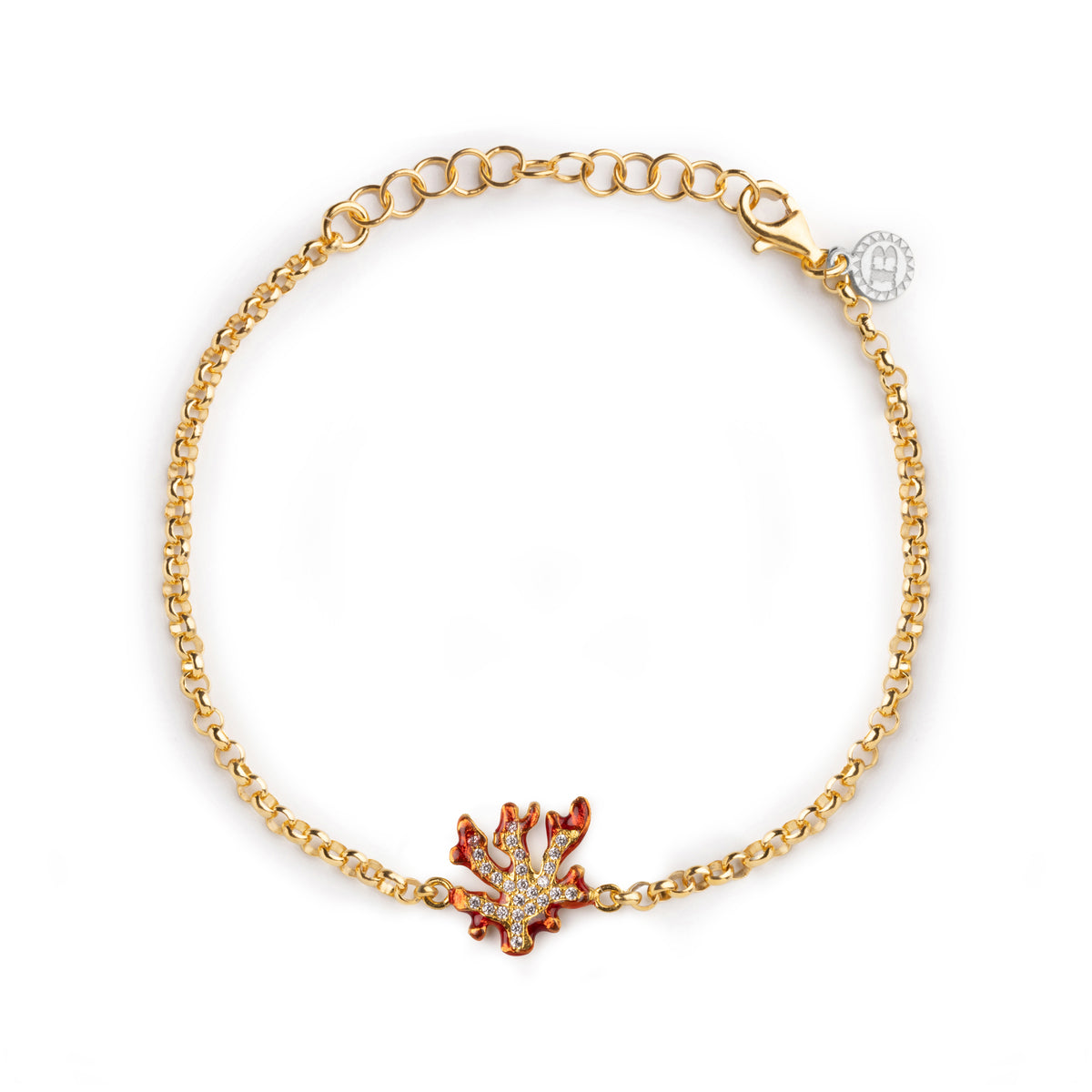Bracciale Rolò Corallo Lapilli