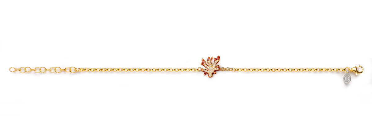 Bracciale Rolò Corallo Lapilli