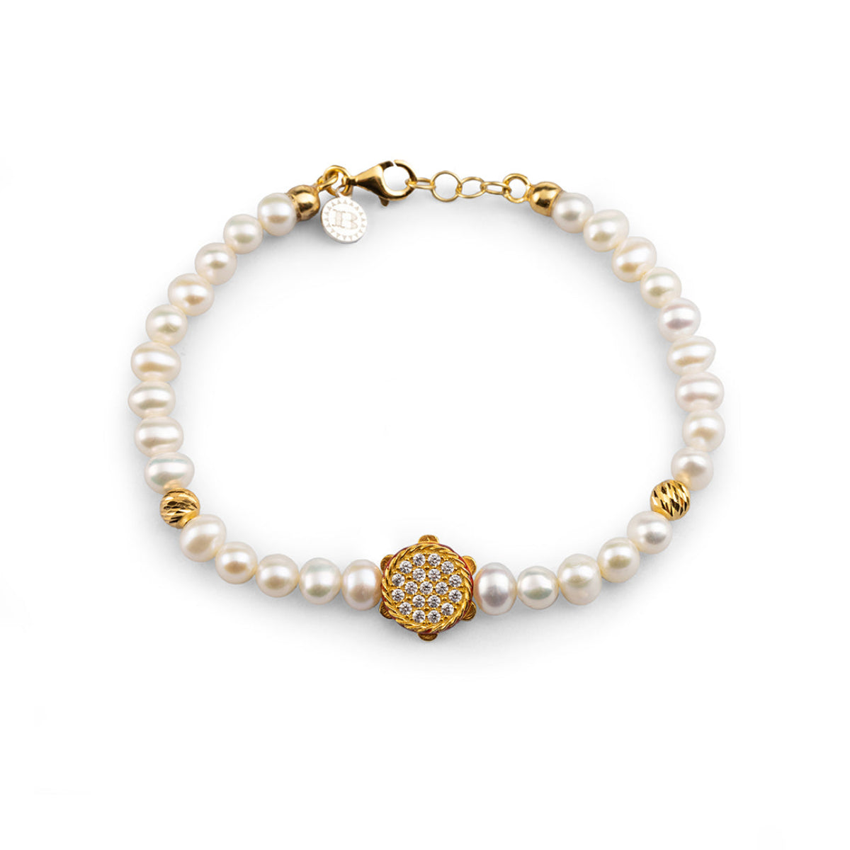 Armband Perlen Tamburello Lapilli