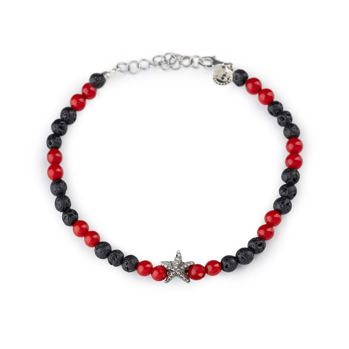 Lava Star Coral Bracelet
