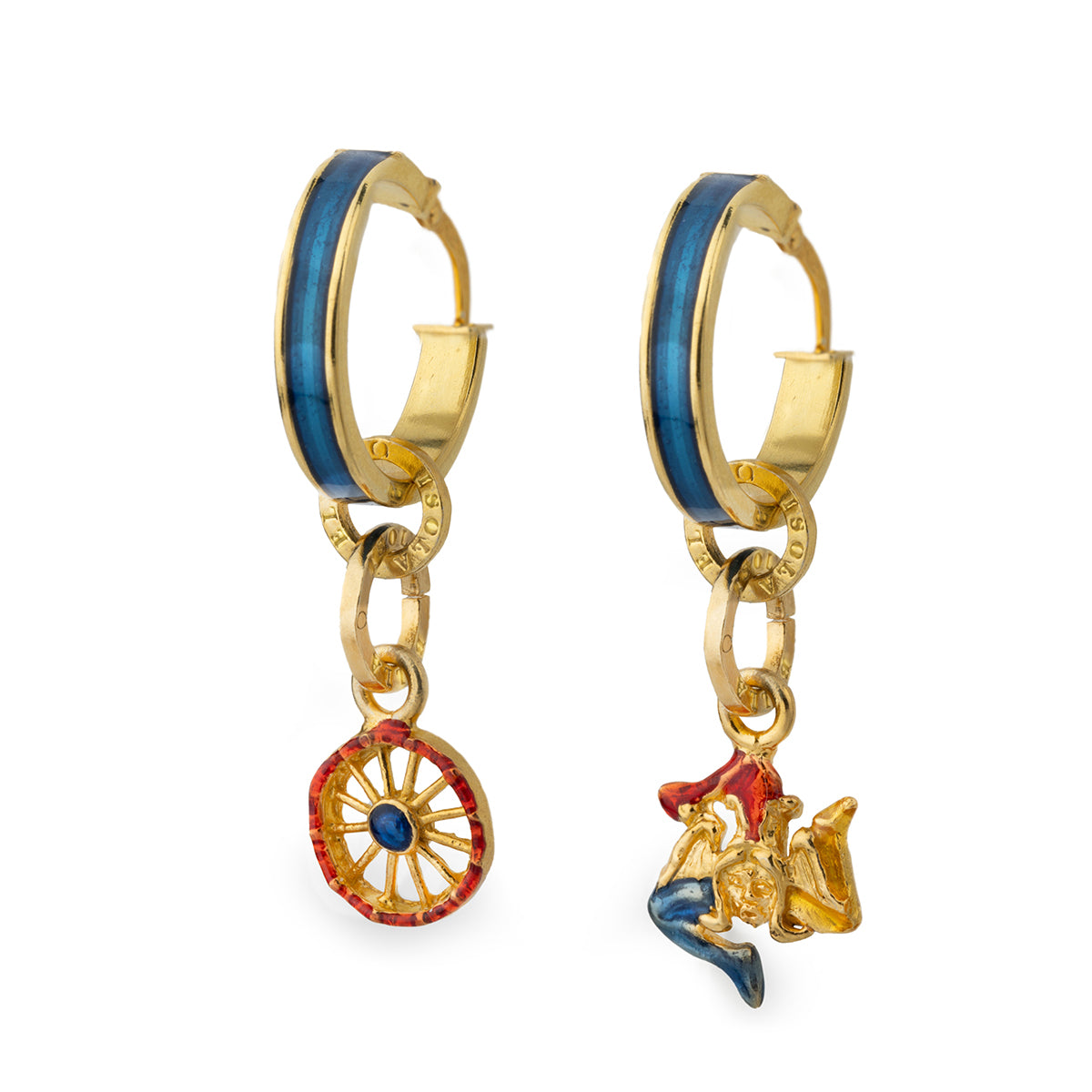 Blue Stud Earrings