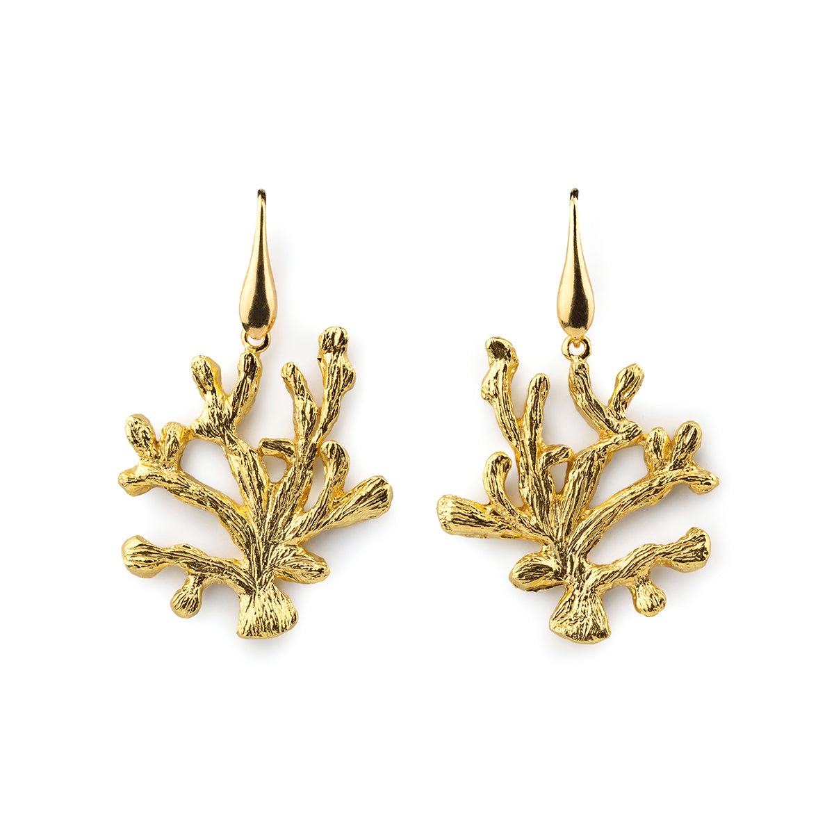 Orecchini Corallo Gold