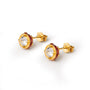Mini Tambourine Gem Earrings