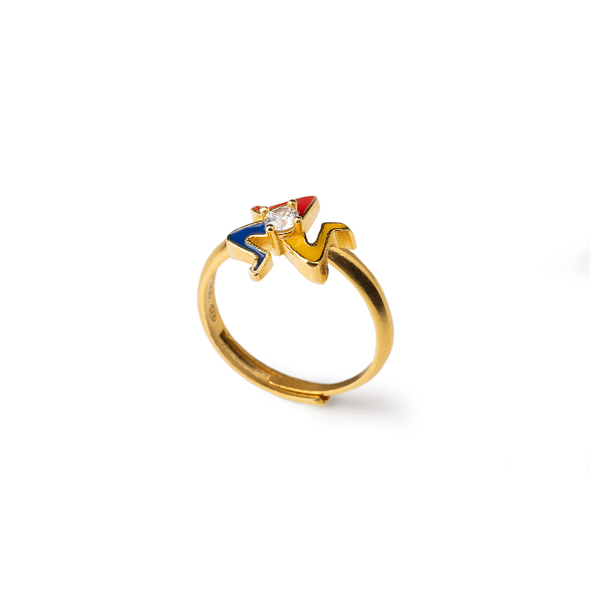 Anello Mini Trinacria Gemma