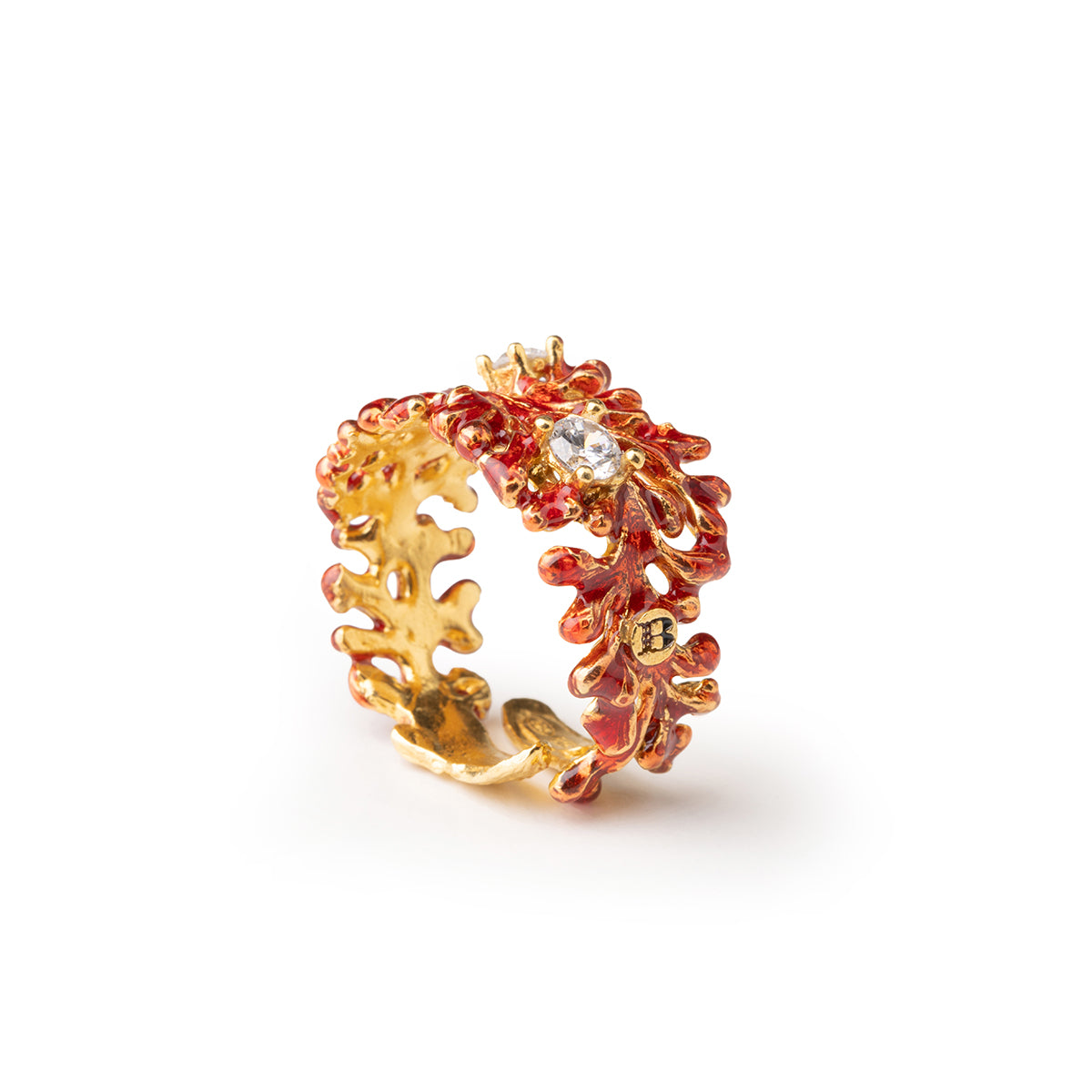 Anello Corallo - Isola Bella Gioielli
