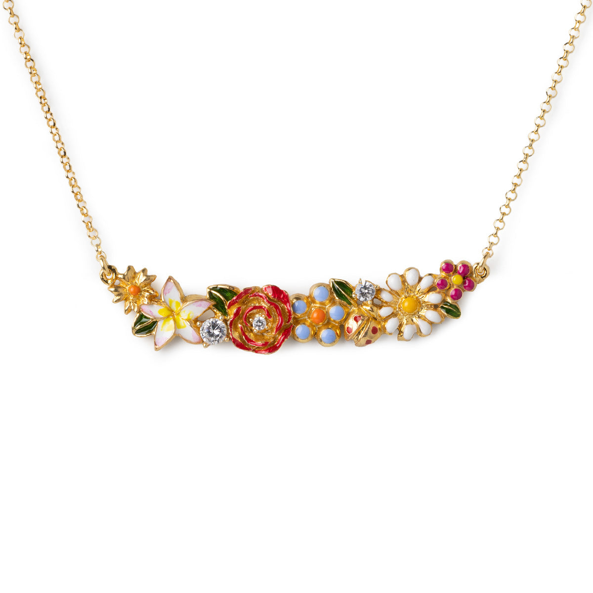 Mini-Collier "Blühender Garten“