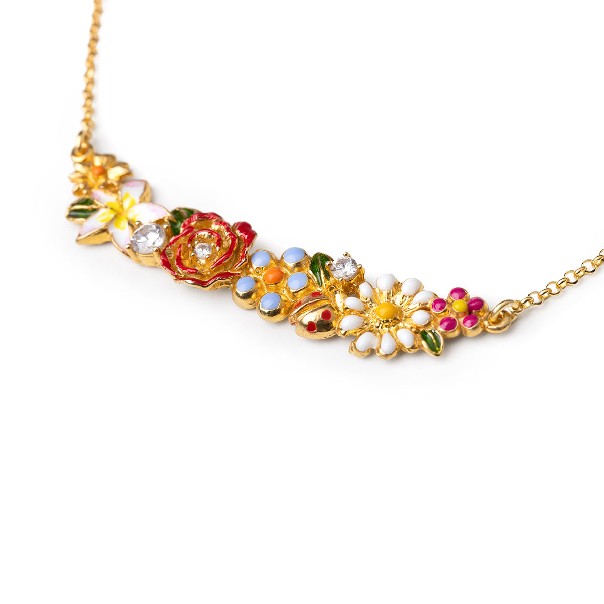 Mini-Collier "Blühender Garten“