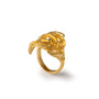 Gold Monstera Ring