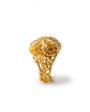 Anello riccio di mare Gold di Isola Bella Gioielli