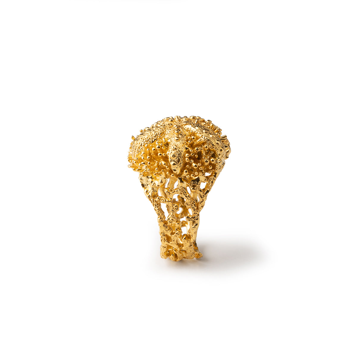 Anello riccio di mare Gold di Isola Bella Gioielli