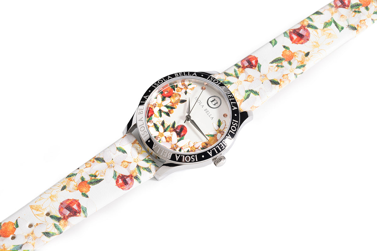 Orangenblüten-Uhr