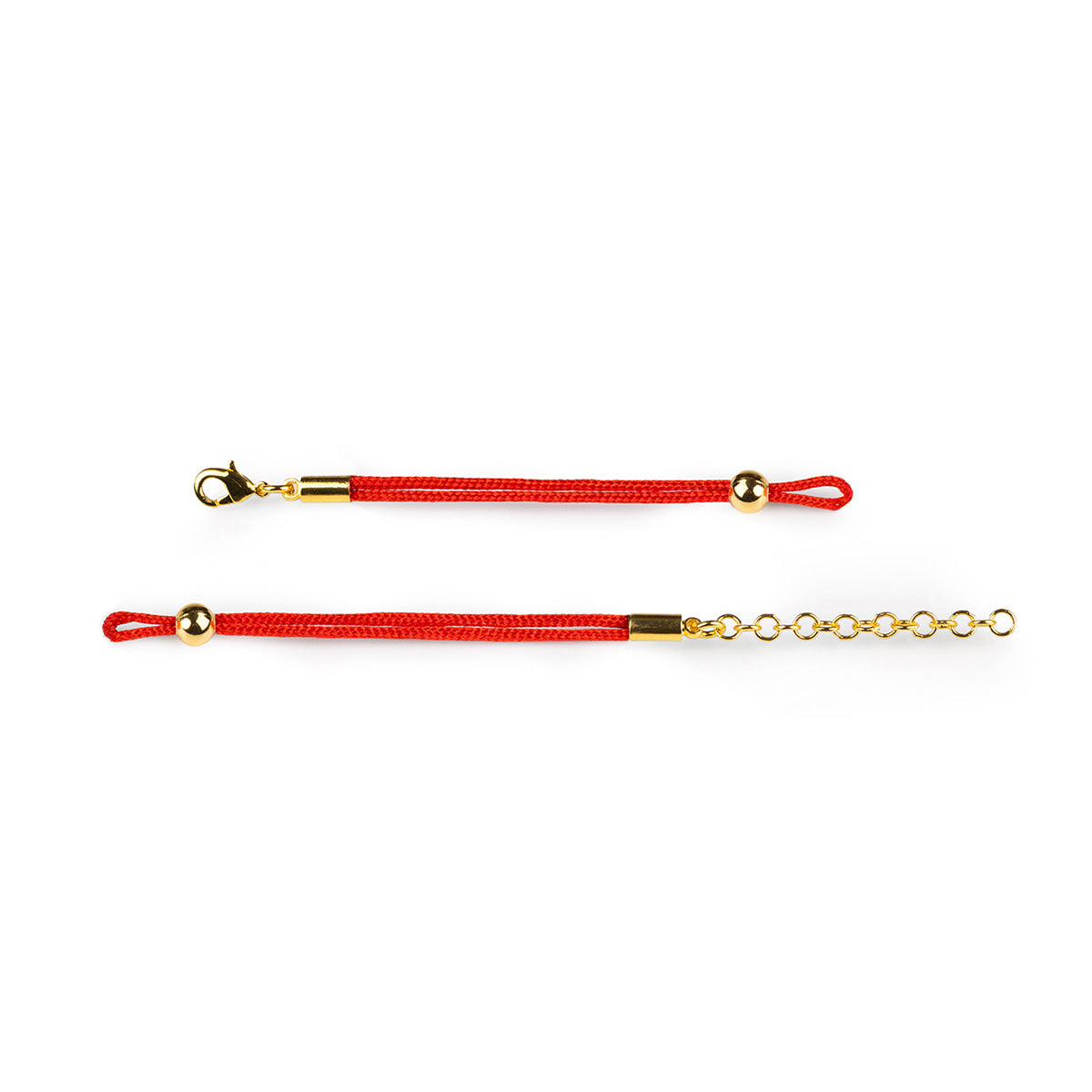 Kordelarmband mit Karrenanhänger