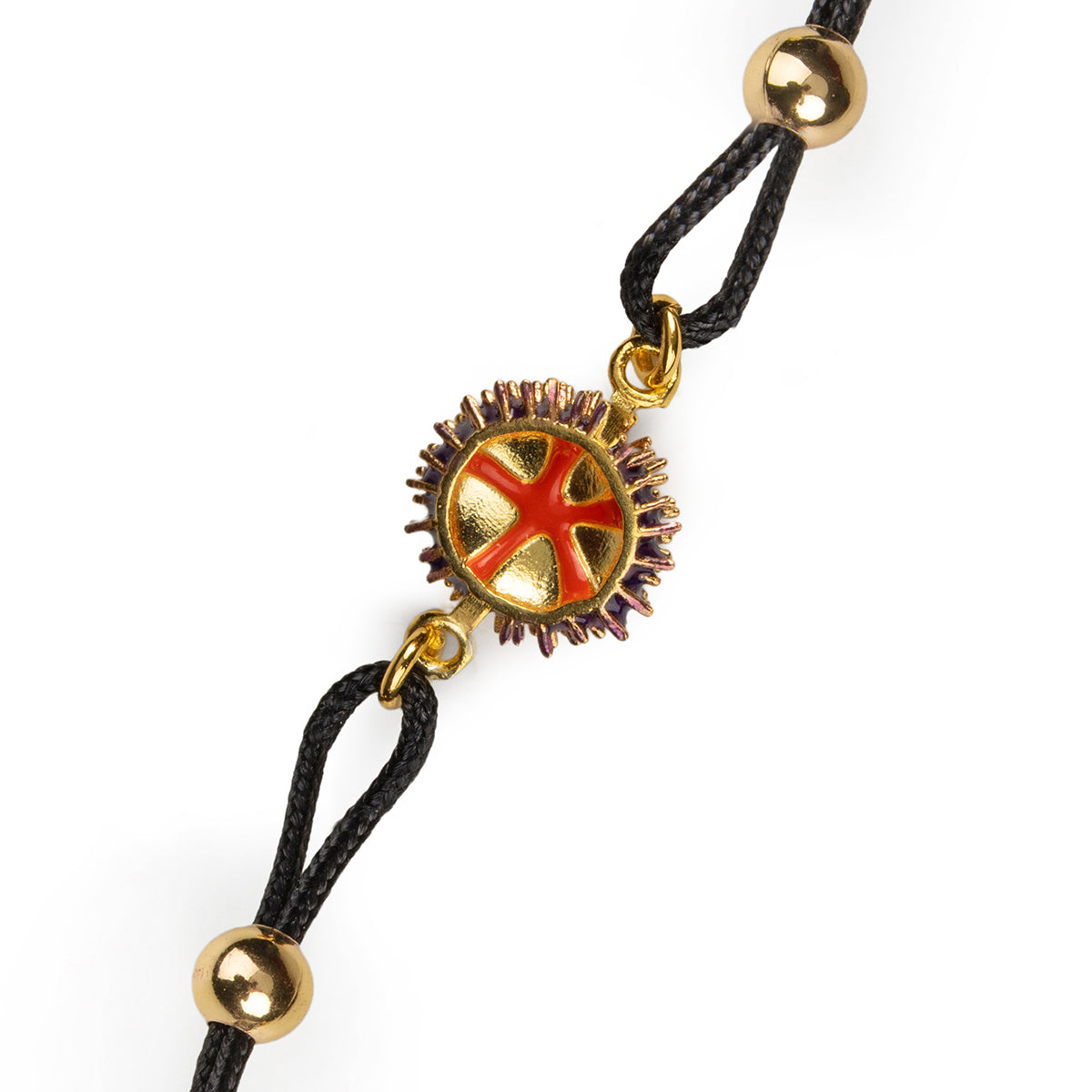 Sea Urchin Spikes Cord Bracelet