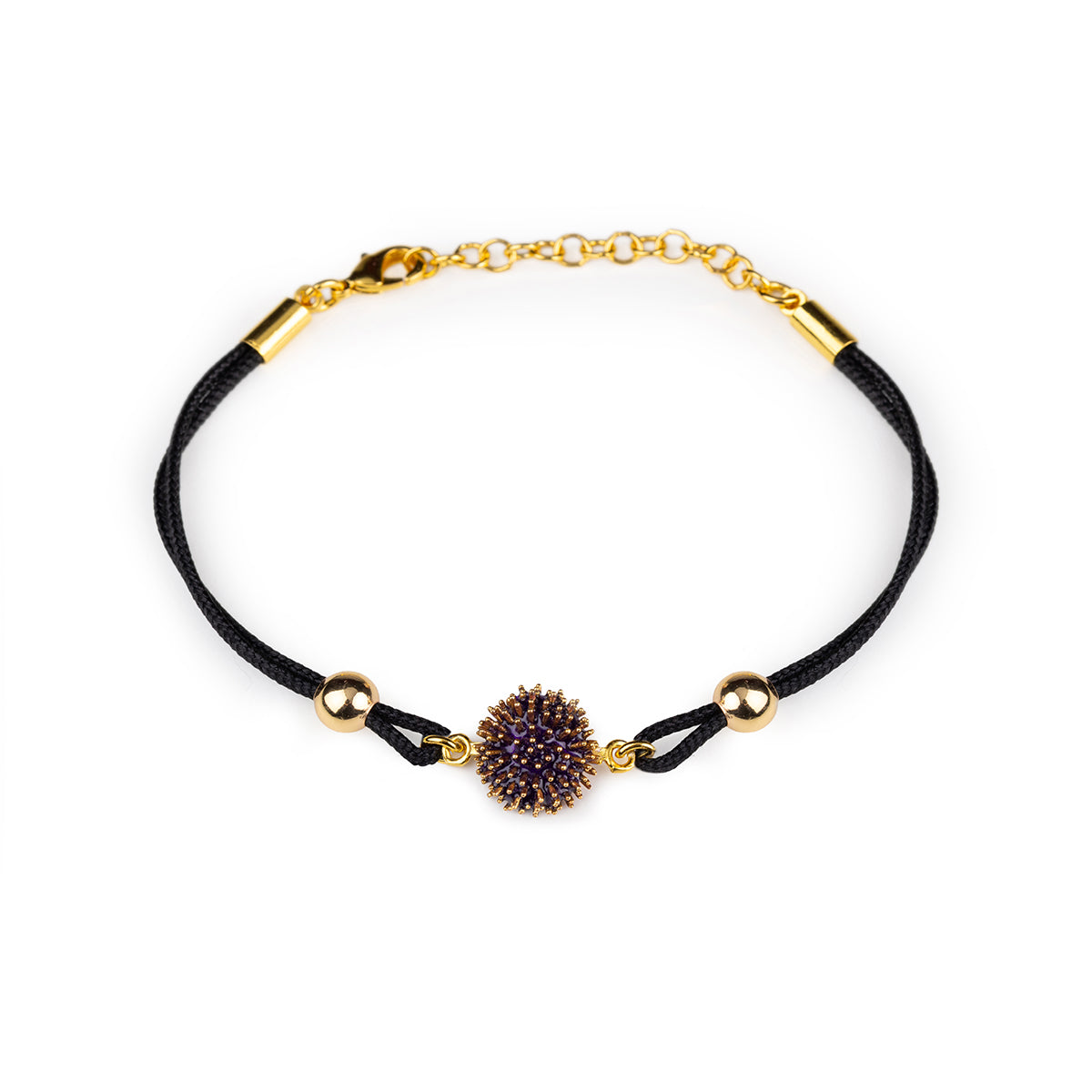 Sea Urchin Spikes Cord Bracelet