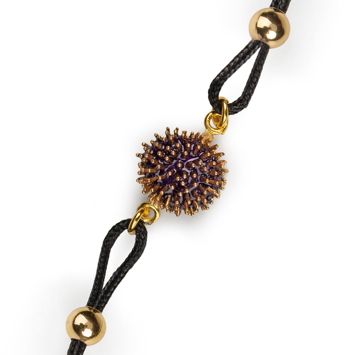 Sea Urchin Spikes Cord Bracelet