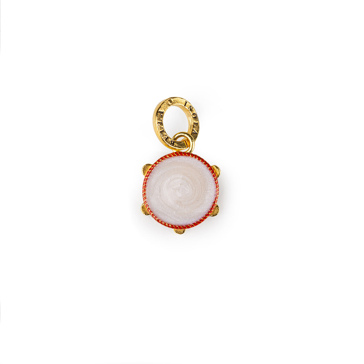 Charm Tamburello - Isola Bella Gioielli in oro 24kt