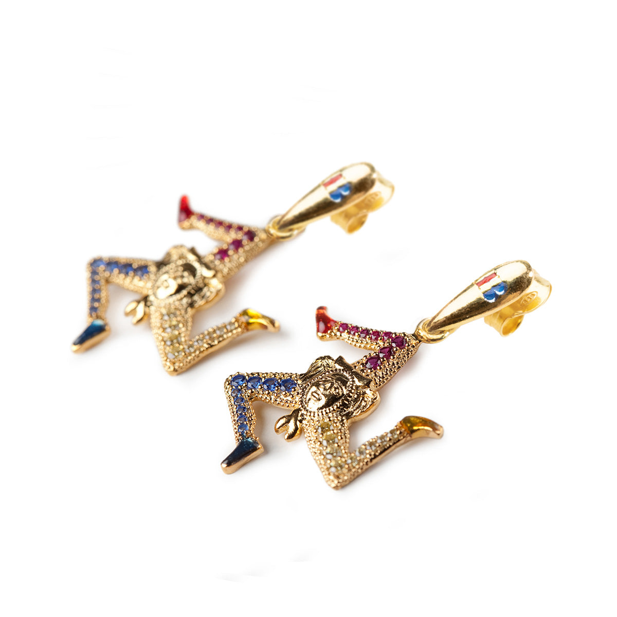 Trinacria Lapilli Earrings
