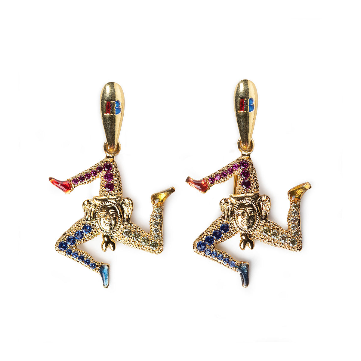 Trinacria Lapilli Earrings