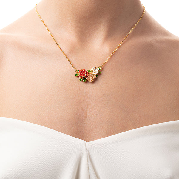 Minihalskette Rosa