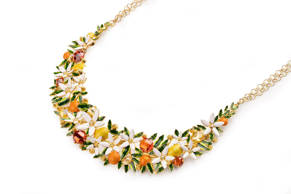 Zagara Flower Necklace