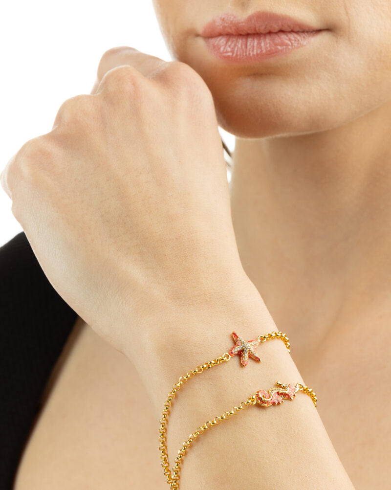 Bracciale Rolò Ippocampo Lapilli