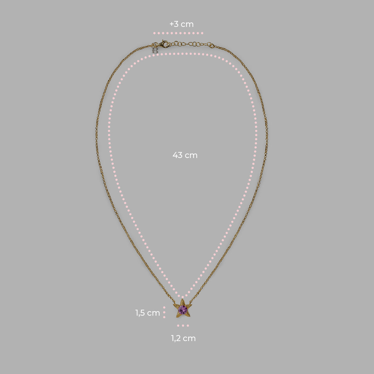 Mini Star Gem Necklace
