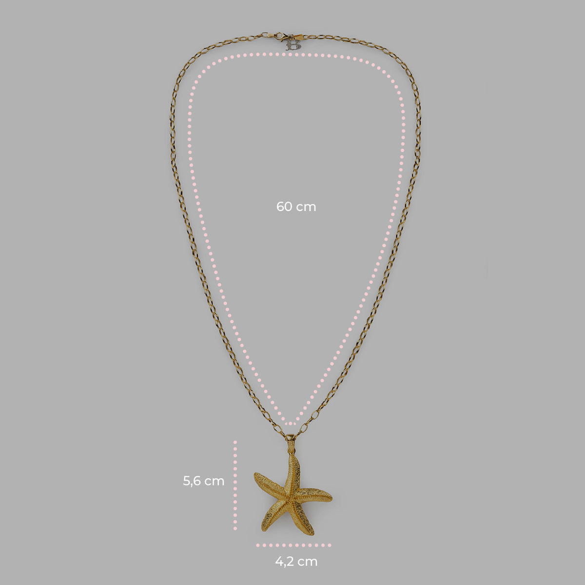 Pendente Stella Marina Gold