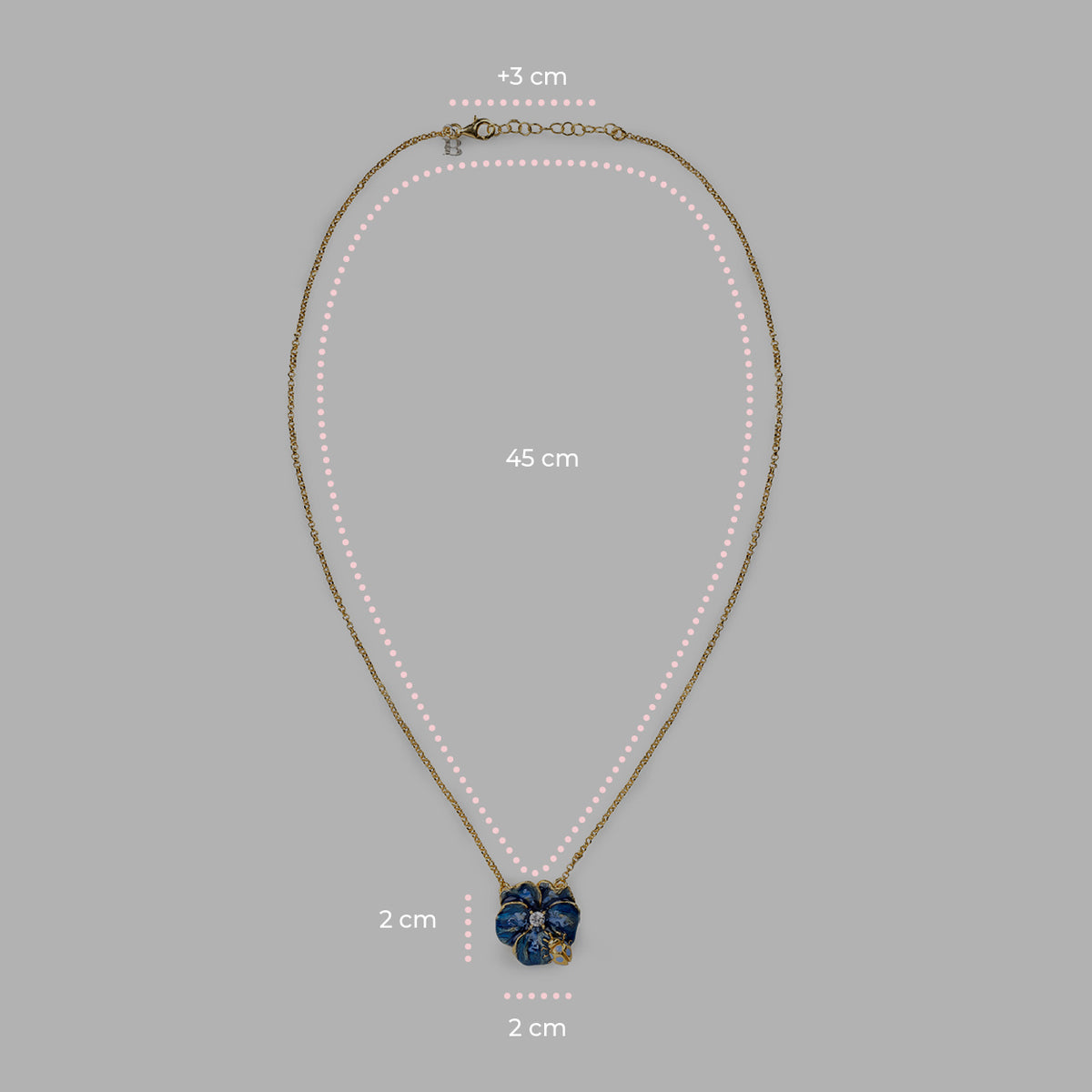 Collana Violetta e Coccinella