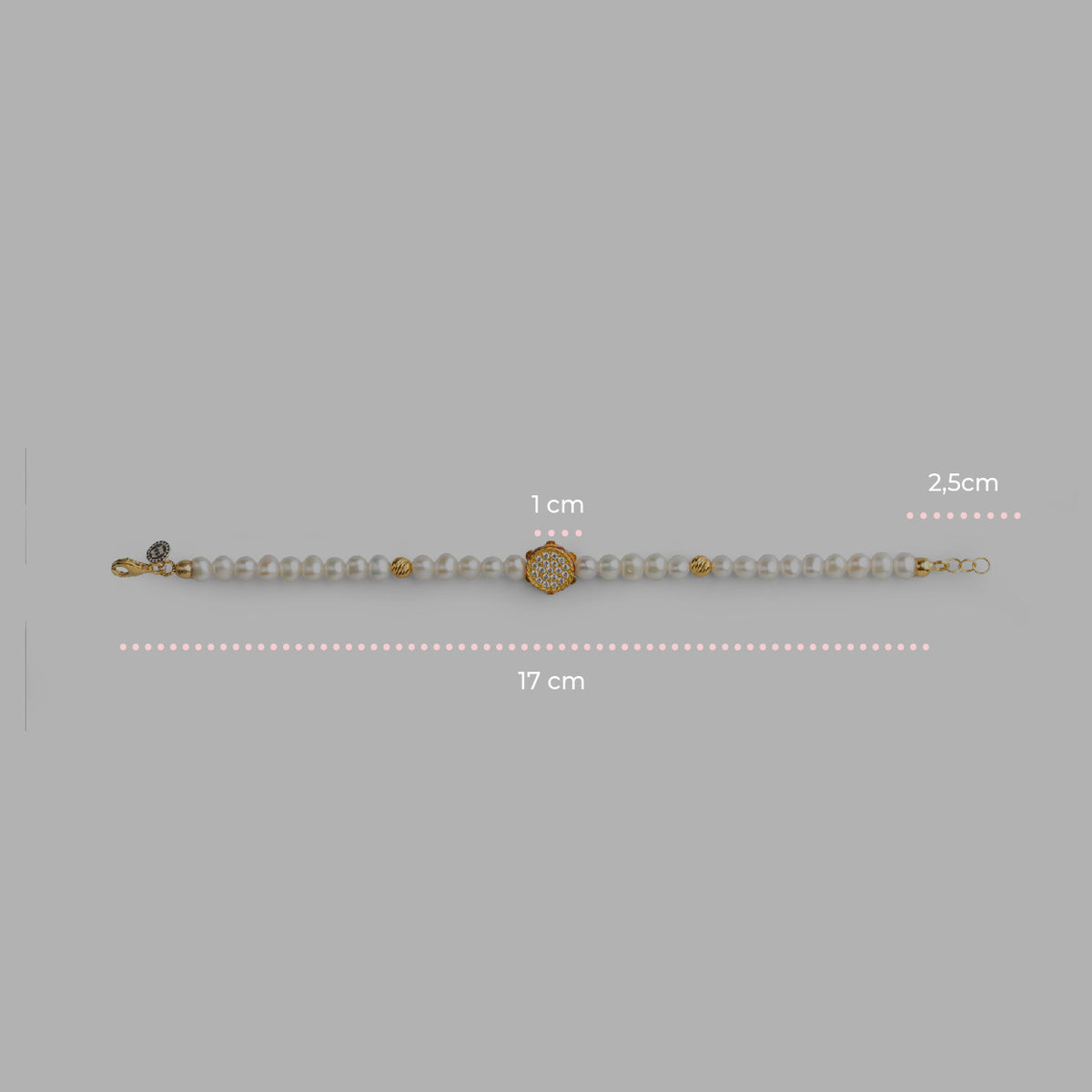 Armband Perlen Tamburello Lapilli