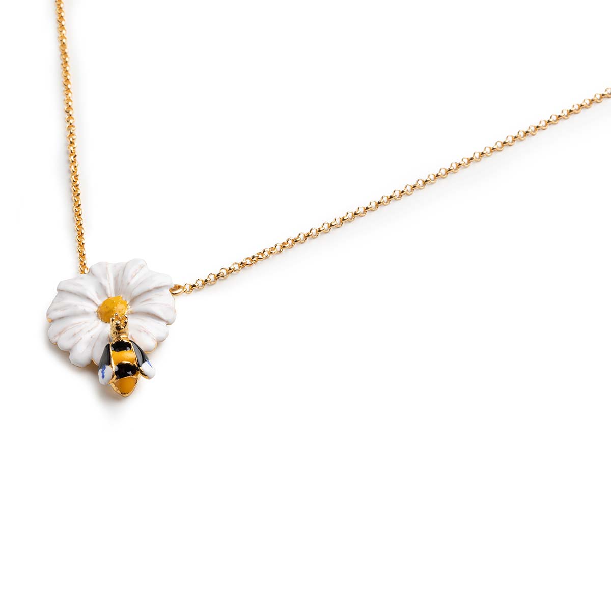 Collana con Ape e Margherita - Isola Bella Gioielli