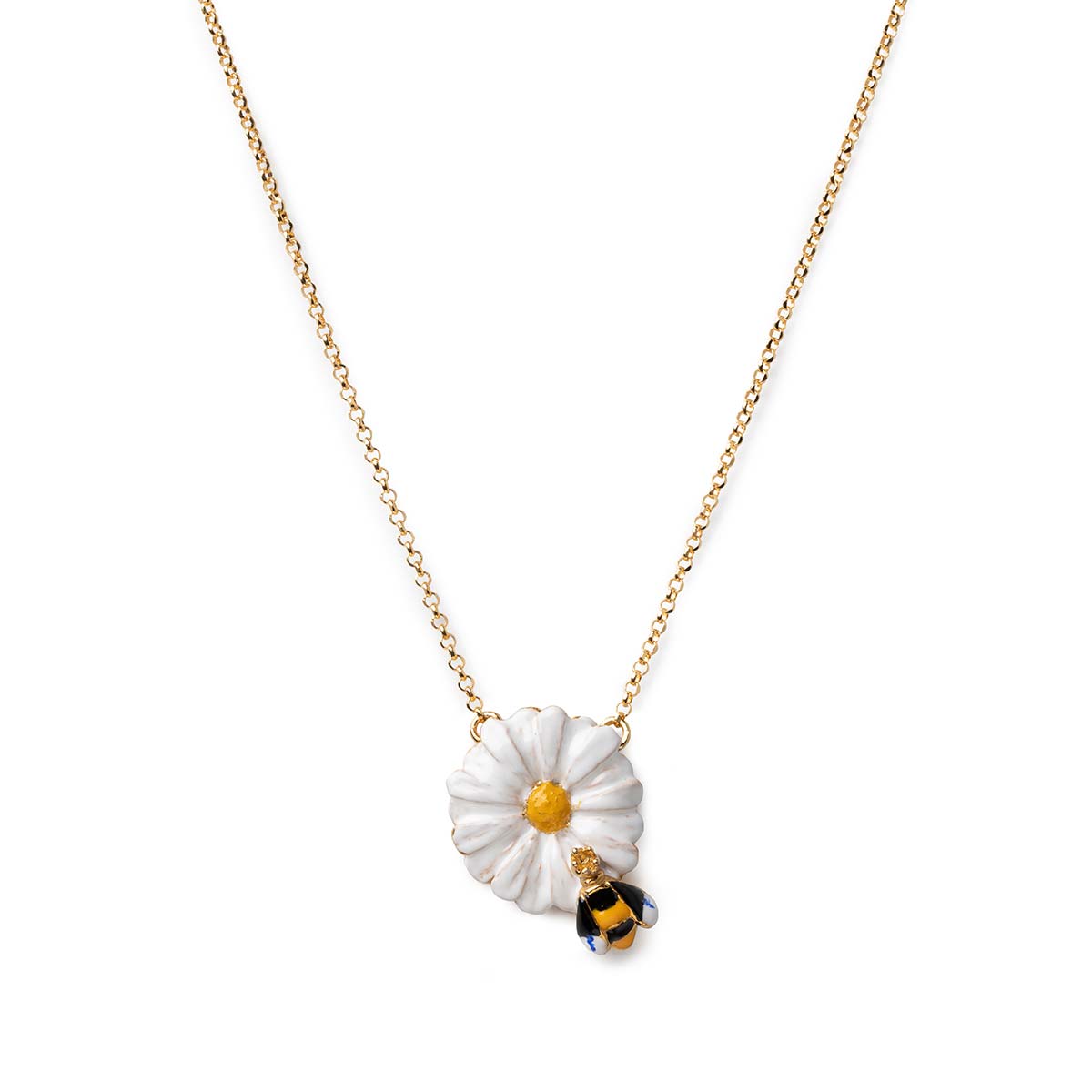 Collana con Ape e Margherita - Isola Bella Gioielli