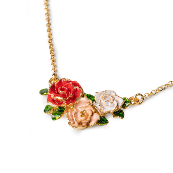 Minihalskette Rosa