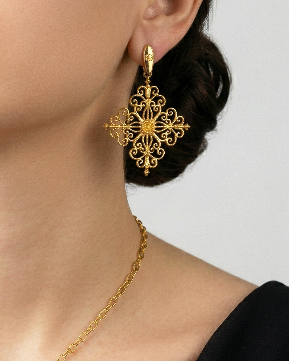 Orecchini Barocco Gold