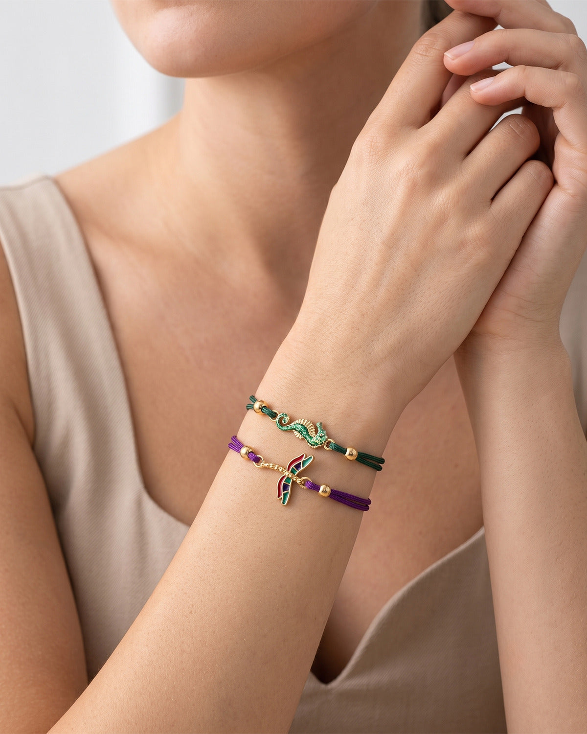 Seahorse Cord Bracelet
