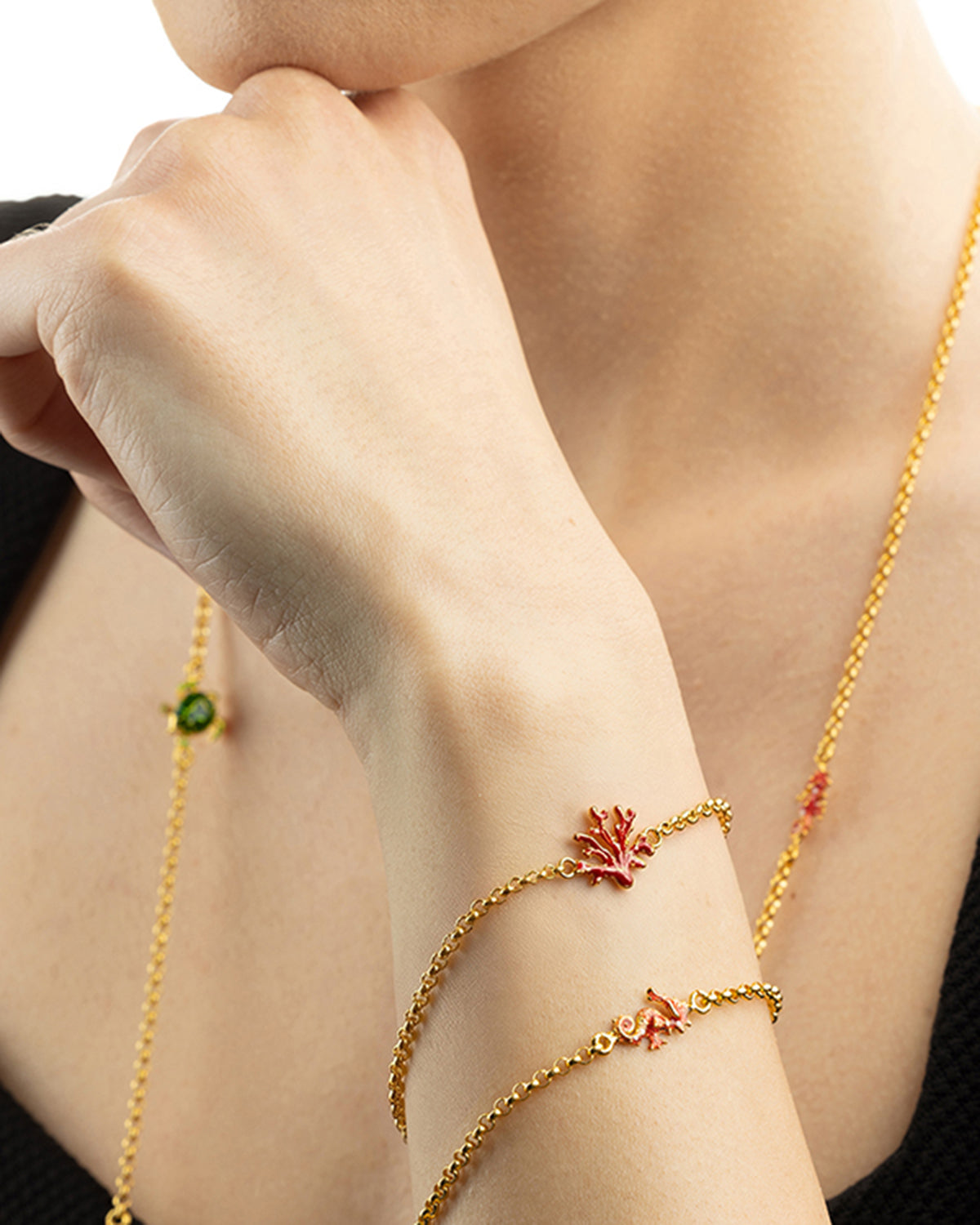 Coral Rolò Bracelet