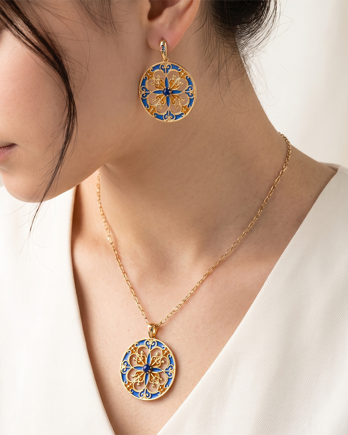 Pendente Rosone Blu