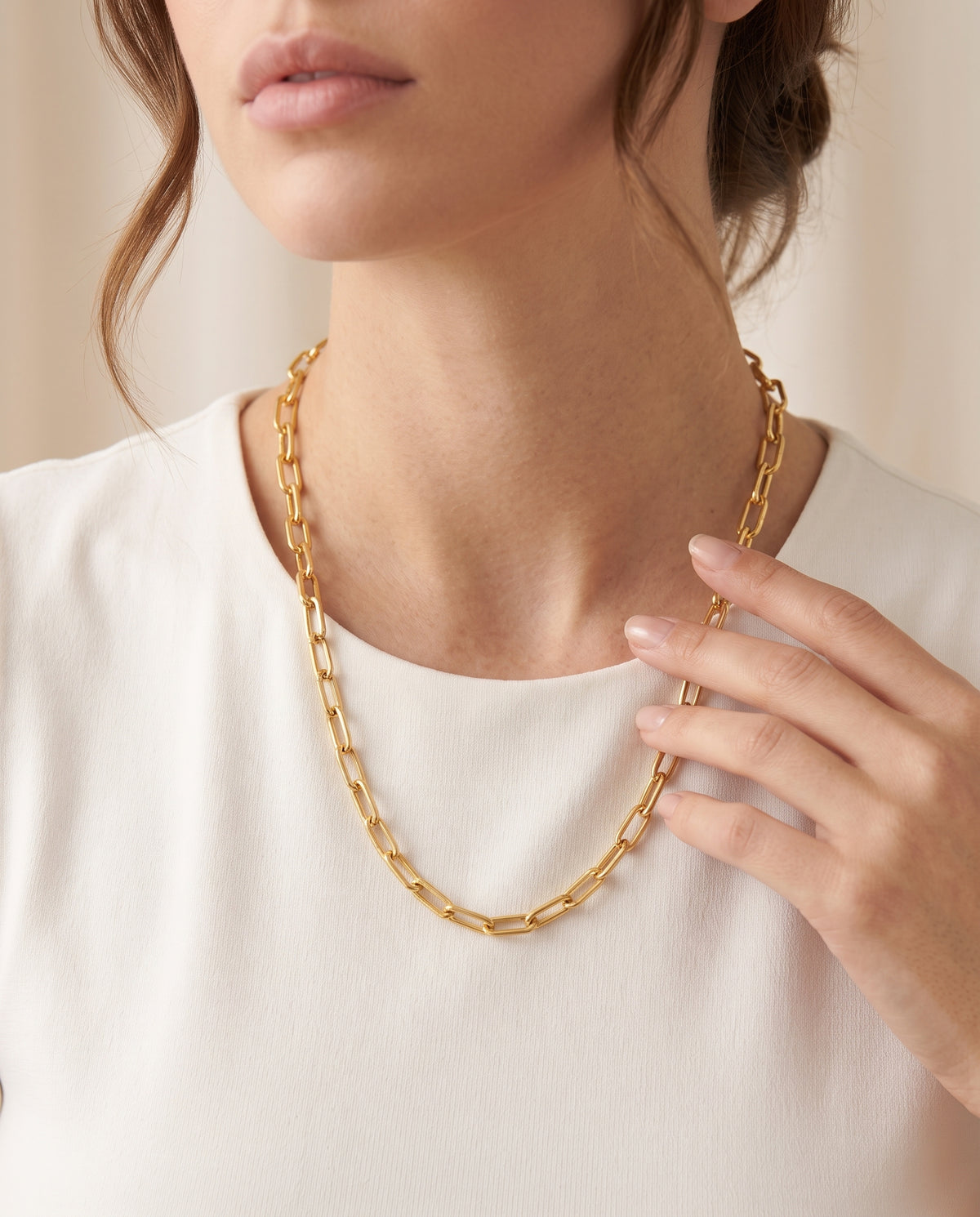 Gold Forzatina Chain Necklace