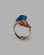 Le misure dell'anello corallo gemma