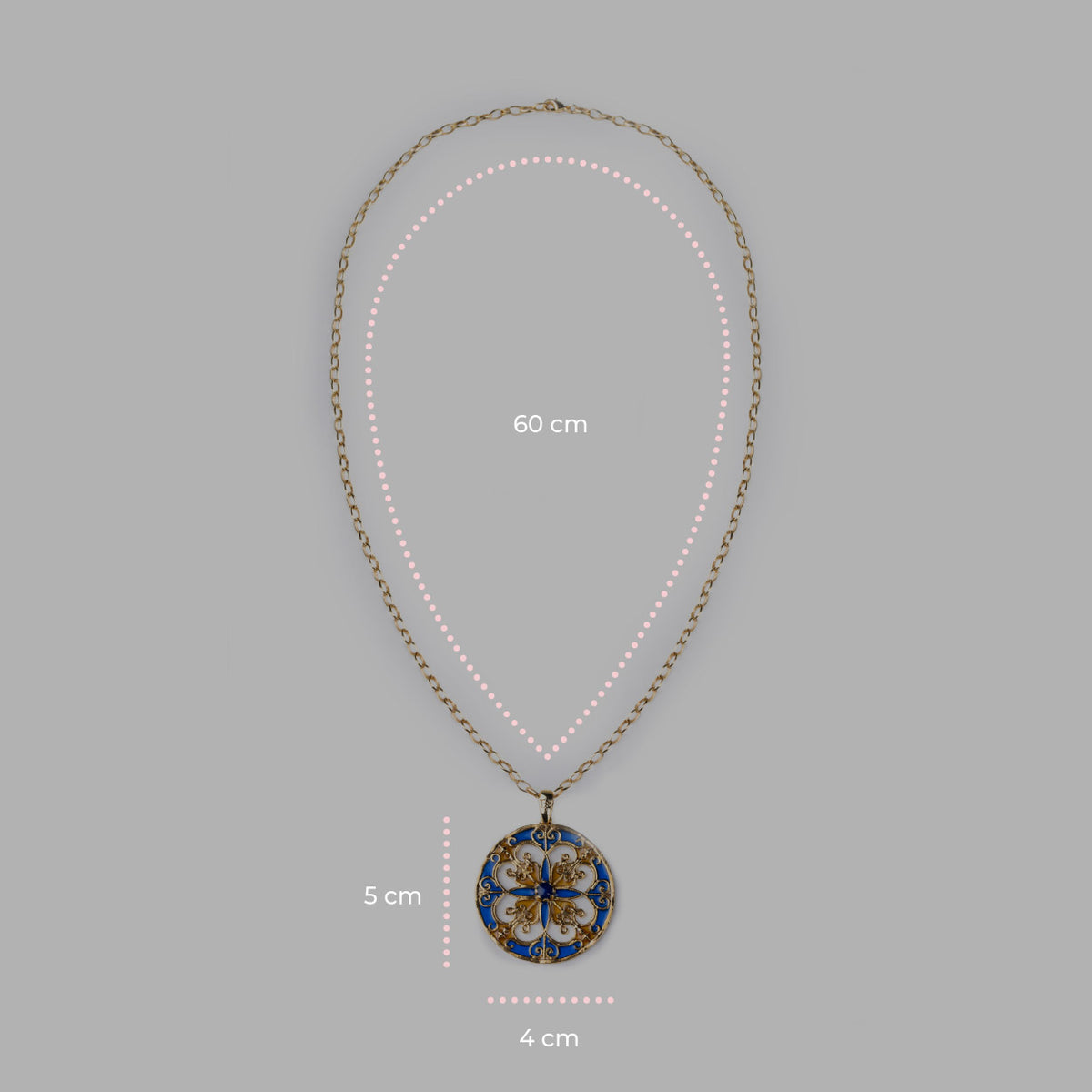 Pendente Rosone Blu