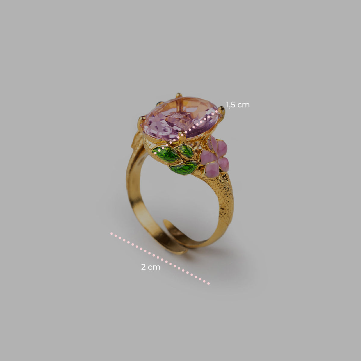 Misure Anello Colibrì Gemma di Isola Bella Gioielli