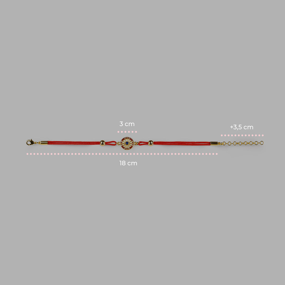 Bracciale Cordino Ruota