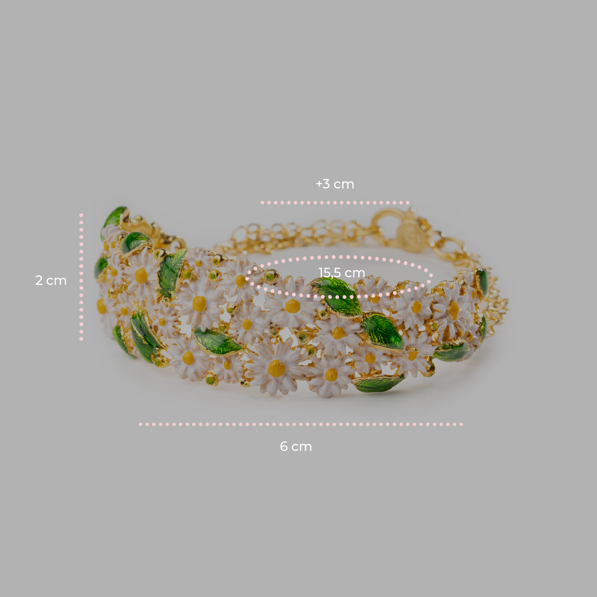 Bracciale Rigido Margherite