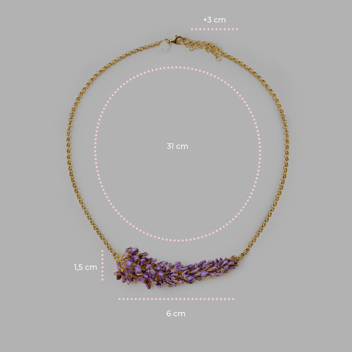Mini Collier Glicine - Isola Bella Gioielli
