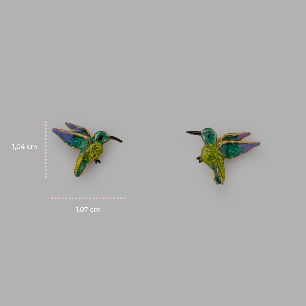Orecchini Mini Colibrì