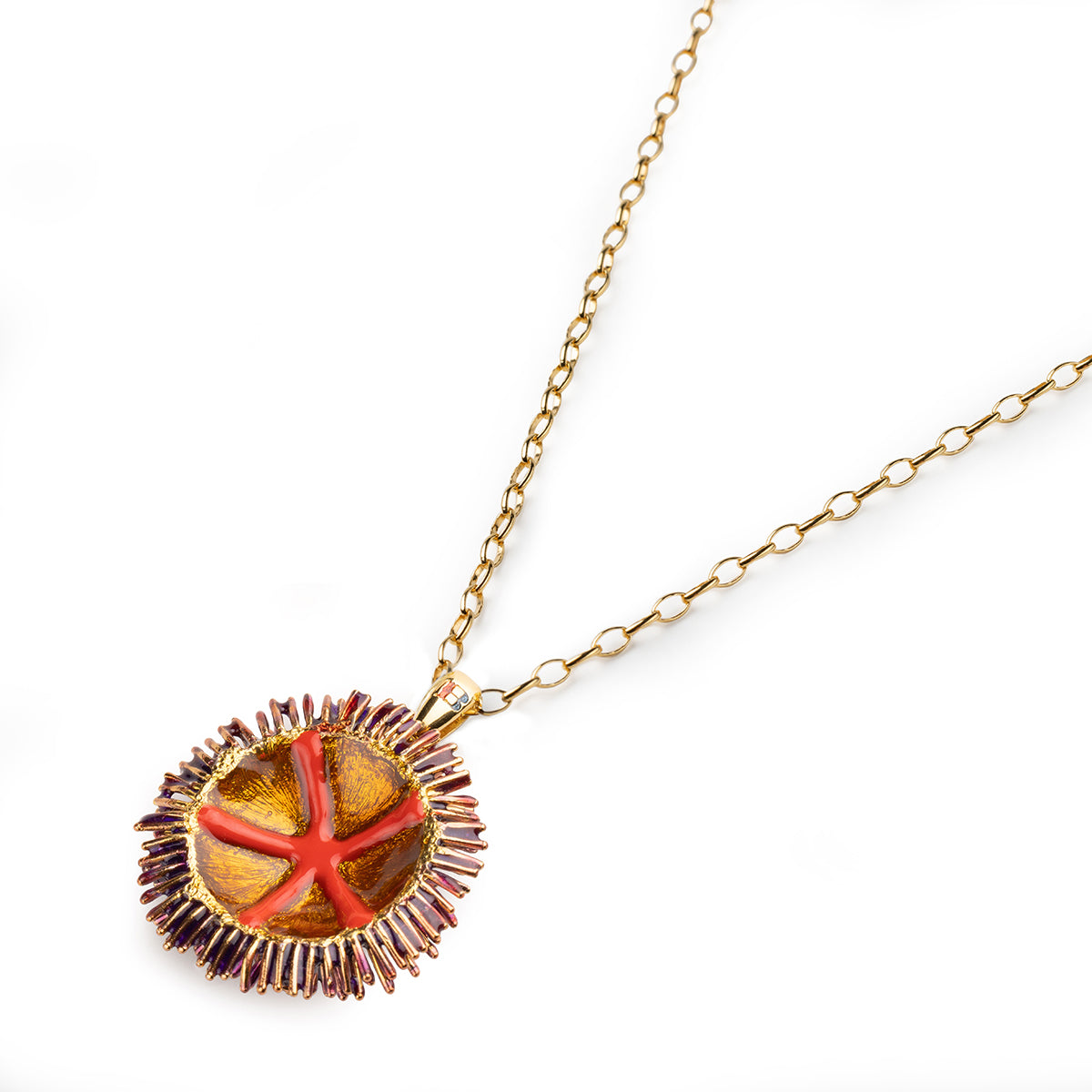 Large Sea Urchin Spine Pendant
