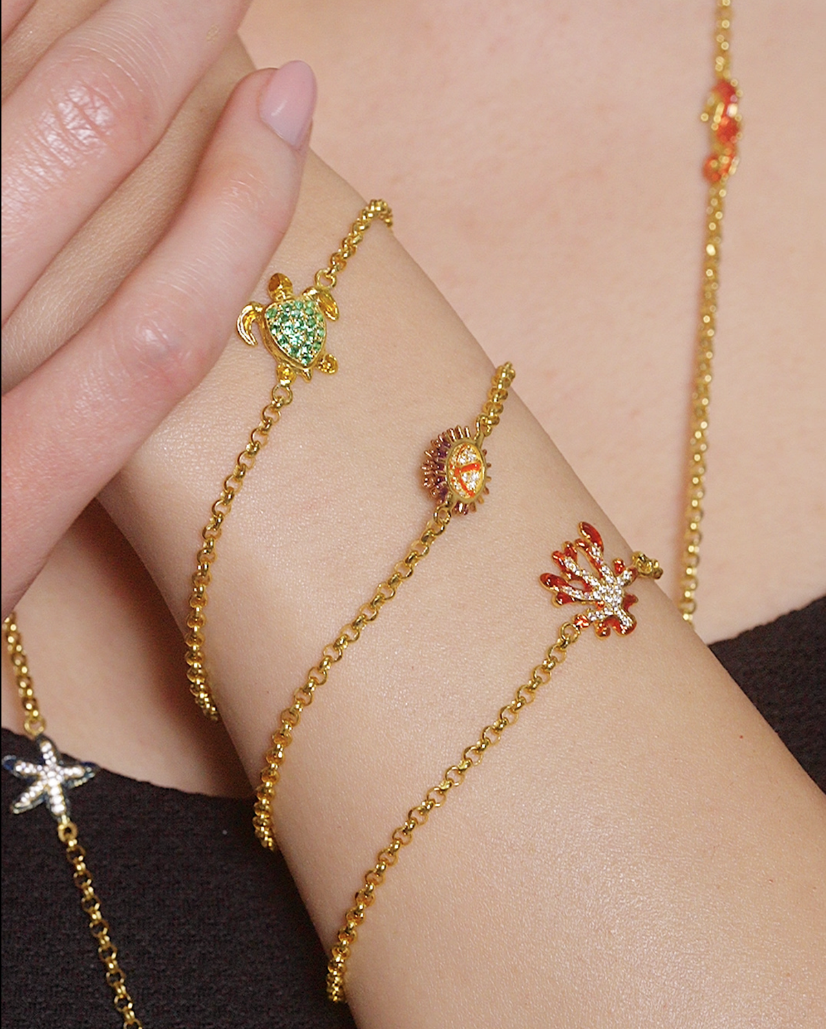 Caretta Lapilli Rolò Bracelet